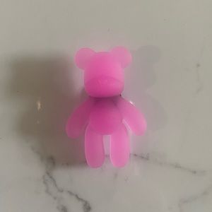 Hot pink bear crocs charms